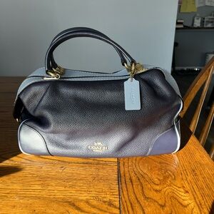 Coach Black Leather Women's Bag